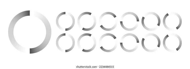 Circular Loading Buffering Icons Vector Video Ready for Animation Gif All Keyframes Frames Bufring Circle Waiting for Connection Buffer Preloader Download Symbol Easy Replace Color