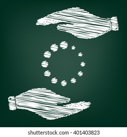 Circular loading sign