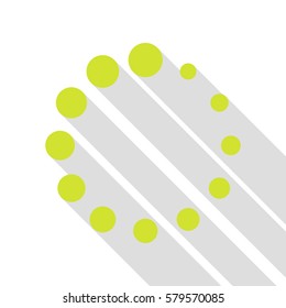 Circular loading sign. Pear icon with flat style shadow path.