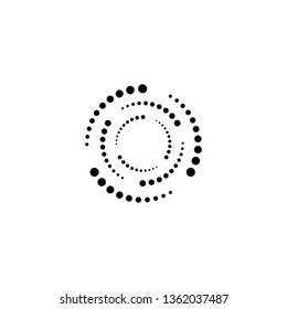 CIRCULAR LOGO. BLACK WHITE