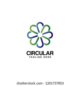 circular logo design template