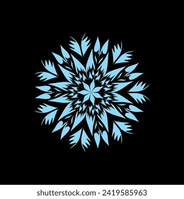 Patrón de color de mandala circular para Henna