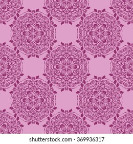 Circular mandala pattern ornament for your design