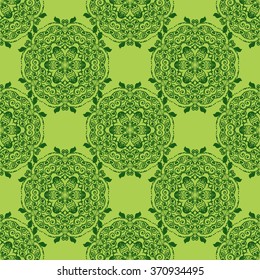 Circular mandala pattern ornament for your design