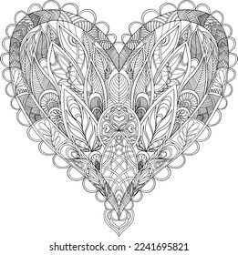 Circular Mandala pattern for tattoo, decoration premium product poster or painting. Decorative ornament in ethnic oriental style. Outline doodle hand draw illustration.