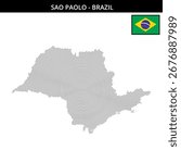 Circular map of Sao Paolo highlighting its Brazilian roots