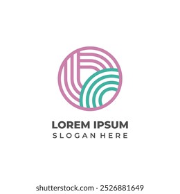 Circular Maze Logo for Unique Identity
