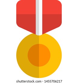 Circular medal of honor for the armed force officers
