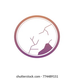  circular mirror icon image