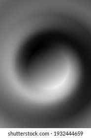 Circular monochrome gradient. Unusual minimalistic background. Cover design, banner. EPS vector.