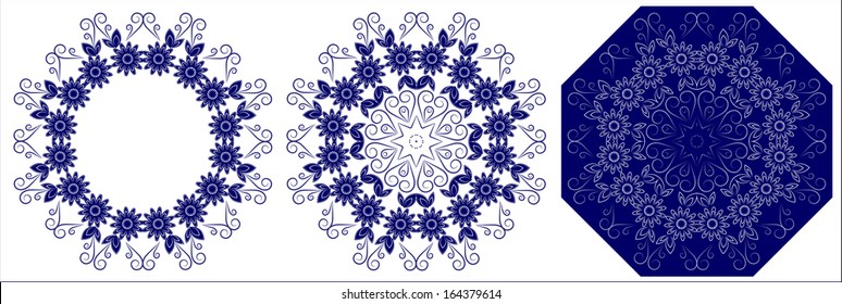 circular monochrome pattern 2