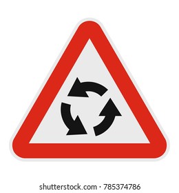 Circular motion icon. Flat illustration of circular motion vector icon for web.