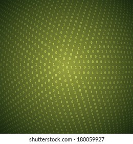 Circular Olive Binary Background andÂ?Â? Abstract Illustration