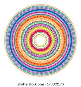 Circular ornament