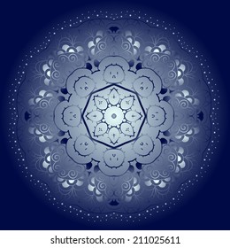 circular ornament. Vector.