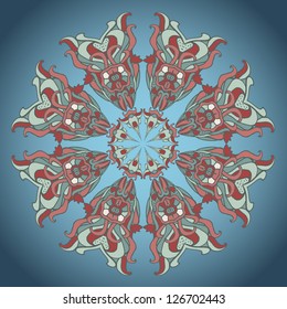 circular ornamental abstract composition