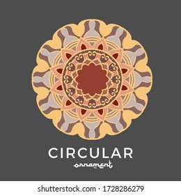 Circular ornaments can be used for paper cutting templates, calendar covers, wood cutting designs.Vector EPS10