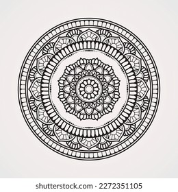 circular ornaments form mandalas with floral motifs. suitable for henna, tattoos, photos, coloring books. islam, hindu,Buddha, india, pakistan, chinese, arab