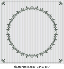 Circular ornate pattern.