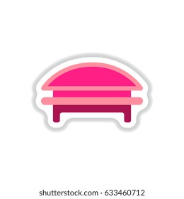 Circular Park Bench sticker