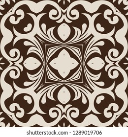 Circular pattern of abstract motif, stripes,hole, spots, ellipse. Hand drawn.