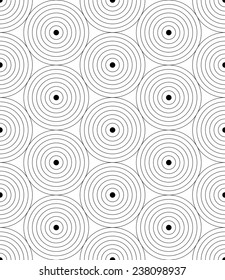 Circular pattern in black and white