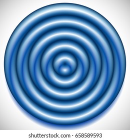 Circular pattern with concentric circles, abstract ripple effect