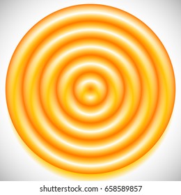 Circular pattern with concentric circles, abstract ripple effect
