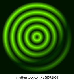 Circular pattern with concentric circles. Faded overlapping circle shapes, abstract ripple effect