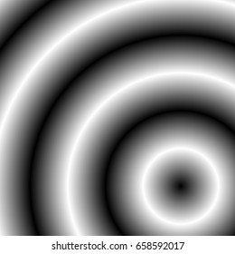 Circular pattern with concentric circles. Faded overlapping circle shapes, abstract ripple effect