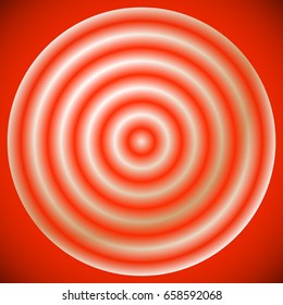 Circular pattern with concentric circles. Faded overlapping circle shapes, abstract ripple effect
