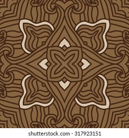 Circular  pattern of  delicate striped motif,   waves,stars, spirals, doodles. Hand drawn.
