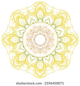 Circular pattern in form of flower mandala. Vintage decorative elements. Oriental pattern, vector illustration. Celtic style.