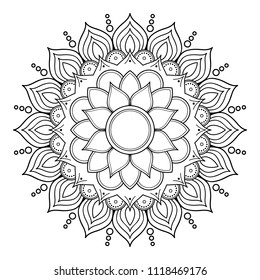 Circular Pattern in Form of Mandala.