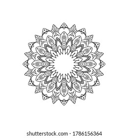 Circular pattern in form of mandala