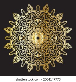 Circular pattern in the form of mandala