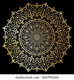 Circular pattern in form of mandala