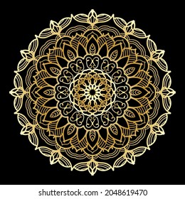 Circular pattern in form of mandala