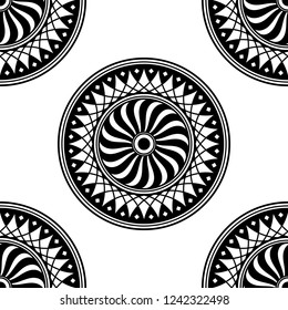 Circular pattern in form of mandala for coloring book, greeting card, phone case print, etc. Anti-stress therapy patterns, coloring for adults. Hand drawn background, vector isolated on white. EPS10 

