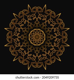 Circular pattern in form of mandala	EPS 10