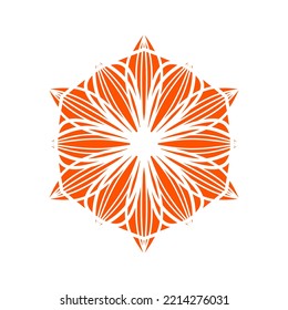 Patrón circular en forma de mandala con flor. Patrón redondo Mandala. Fondos redondos para las tarjetas de felicitación, invitación, plantilla de tatuajes, estilo de negocio, tarjetas o cualquier otra cosa. Ilustración del vector