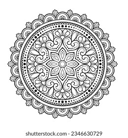 Mandala on Nature Green Field Background. Vector Boho Mandala. Yoga  Template, Psychedelic, Psychology, Earth Day Stock Vector - Illustration of  henna, decoration: 175072326