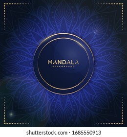 Circular pattern in form of mandala for Henna, Mehndi, tattoo, decoration. Decorative ornament in ethnic oriental style