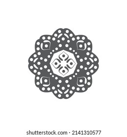 Circular pattern in form of mandala for Henna, Mehndi, tattoo, decoration. Decorative ornament in ethnic oriental style. Coloring book page.abstract line decoration ornament
