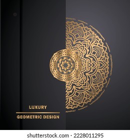 Patrón circular en forma de mandala para Henna, Mehndi, tatuaje, decoración. Nuevo fondo de diseño de mandala floral en archivo vectorial. Decoración de estilo étnico oriental, libro de colores.