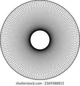 Circular pattern in form of mandala for Henna, Mehndi, tattoo, decoration. Decorative ornament in ethnic oriental style. Coloring book page.
