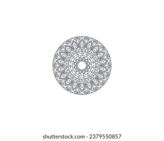 Circular pattern in form of mandala for Henna, Mehndi, tattoo, decoration, Decorative ornament in ethnic oriental style. Coloring book page, Lineal Creative luxury mandala background vector.