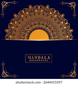Circular pattern in the form of a mandala. Henna tatoo mandala. Mehndi style. Decorative pattern in oriental style. Coloring book page.