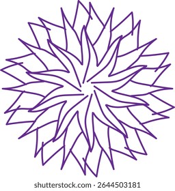 Circular pattern in the form of a mandala. Henna tatoo mandala. Mehndi style. Decorative pattern in oriental style. Coloring book page.