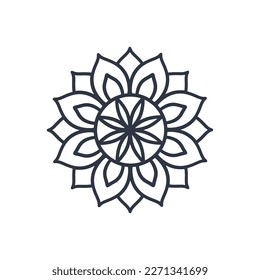 Circular pattern in form of mandala. Oriental pattern, vector illustration. Islam, Arabic, Indian, turkish, pakistan, chinese, ottoman motifs